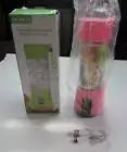 mini portable electric usb juice blender take to go travel office gym pink 380m