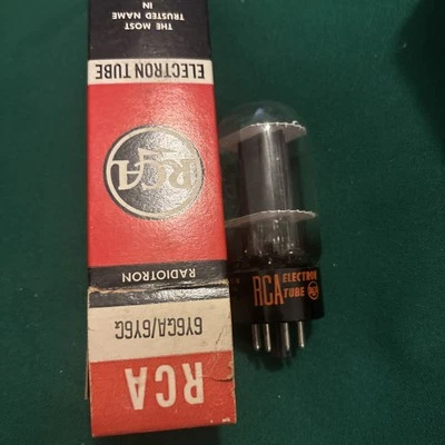 Nice NOS NIB RCA 6Y6G/6Y6GA Power Audio Antique Radio Phonograph Amplifier Tube