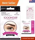 Easy Home Use Eyelash and Brow Dye Kit – 72g No Smudge Formula for Grey Coverage