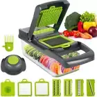Vegetable Onion Chopper with container Dicer Spiralizer Cutter Pro Food Chopper