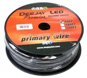 Deejay LED TBH450BLKCOPPER 4 Gauge 50ft Blk Pure Copper