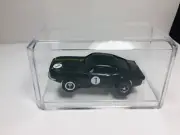 JOHNNY LIGHTNING MUSTANG Fastback BLACK/GOLD & AW chas & case AURORA AFX NEW