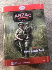 2016 UNIBIC ANZAC ON THE KOKODA TRAIL Biscuit Empty Tin RSL LIMITED EDITION NEW!