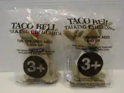 2 Different *Taco Bell* Talking Chihuahua Dog Plushes NIP Sealed - Tested /Works