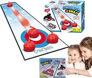 Tabletop Curling Game | Small Tabletop Golf Game - Indoor Small Desktop Golf Game, Educational Table Bowling Game for Kids and Adults