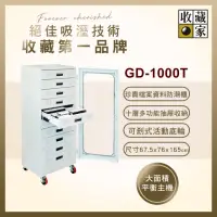 在飛比找momo購物網優惠-【收藏家】727公升抽屜式電子防潮箱(GD-1000T 專業