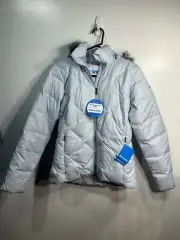 columbia womens sky light blue puffer jacket winter coat size small