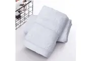 Bedding King 100% Pure Organic Cotton Bath Towel - White