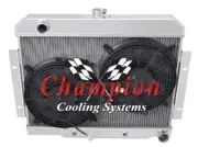 RC Champion 3 Row Radiator Chevy Configuration,12" Fans-1970-1985 Jeep CJ Series