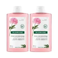 在飛比找ETMall東森購物網優惠-蔻蘿蘭 Klorane 芍藥舒敏洗髮精 400ml(雙入組)