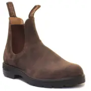 Blundstone 585 Unisex Leather Matt Rust Chelsea Ankle Boots UK Size 3 - 12