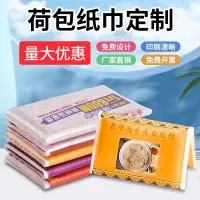 在飛比找蝦皮購物優惠-客製化 紙巾 餐巾紙 面紙 擦手紙 錢夾紙巾定製 可印log