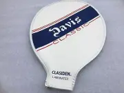 Vintage Davis Tennis Racket Head Cover, Davis Classic, Clasiden Laminated, NOS