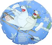 Kisangel Children's Snow Tube Sled Thickened Inflatable Outdoor Toy Christmas Inflatables for Teens Adults