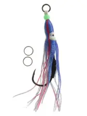Holiday Jigging Assist Hooks with Octopus Skirt 7/0 Qty 1