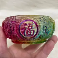 在飛比找momo購物網優惠-【千奇國際精品】多彩琉璃聚寶盆(☆☆☆☆可做聚寶盆 可做貔貅