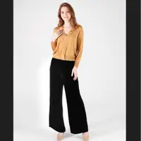 在飛比找ETMall東森購物網優惠-闕蘭絹年度高級訂製100%蠶絲絲絨褲