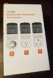 TS-4000 Digital Multifuntion Thermostat Timer Switch U.S Temperature Controller