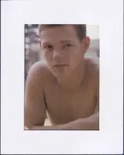 8X10" Matted Print Male Photo Shirtless Actor Celeb Picture: James Macarthur