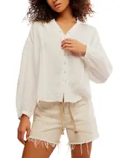 Free People Valley Double Cloth Shirt