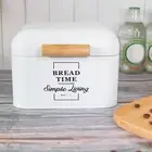 Iron Bread Box Snack Container Kitchenware Storage Box Bread Bin Counter Bread