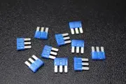 10 PK ATL 15 AMP FUSES FUSE BLADE DUAL CIRCUIT EATON BUSSMAN MICRO 3 LEG ATL15