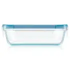 2-Cup Pyrex Glass Food Storage Container with Snap Lock Lid, BPA-Free, Leak-Proo