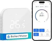Meross WiFi Heating Thermostat for Boilers, WiFi Thermostat for Underfloor Heating Water, Smart Wall Thermostat Compatible with Alexa, Google Home, and SmartThings
