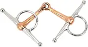Stainless Steel Horse Snaffle Bit Practical Mouth Bit for Outdoor Equestrian Enthusiasts 125mm