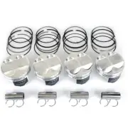 WISECO 81.5MM 11.0:1 CR FORGED PISTONS FOR HONDA CIVIC SI B16 B16A B16A2 B16A3 (for: Honda)