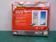 Frost King 84 in. x 110 in. Clear Plastic Patio Indoor Shrink Window Kit