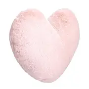 Amazon Basics Kids Decorative Pillow, Peony Pink Heart, 26.67 x 10.16 CM