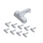 12Pcs Window Locks Home Childproof Security Locks Casement Door Sash Jammers