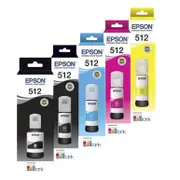 Epson T512 Ink Cartridge Multi Pack - Includes: [1 x Photo Black, Cyan, Magenta, Yellow, Black]