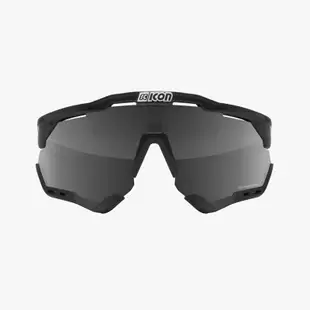 【合利單車】 SCICON  AEROSHADE XL 運動眼鏡 亮面黑框/鏡面銀片