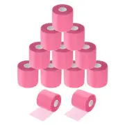 12 Rolls 30 Yards Foam Pre Wrap Athletic Tape Sports Prewrap, Light Pink