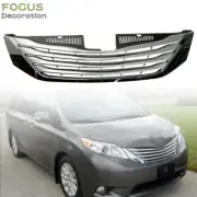 Front Upper Grille Grill For Toyota Sienna Mini Passenger Van 2011-14 TO1200333 (for: Toyota)