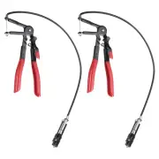 2pcs Hose Clamp Pliers Spring Clips Include Flexible Hose Clamp Pliers
