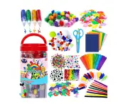 Crafting School Kindergarten Homeschool Supplies Arts Set Art and Craft Supplies, Toddler DIY Craft Art Supply Set