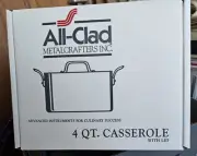 All Clad MetalCrafters 4 Qt. Casserole Stainless #5304