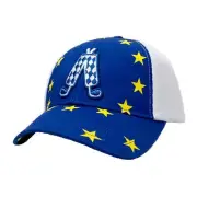 Royal and Awesome Golf Baseball Cap Men`s Eurostar Blue EU Flag Hat Adjustable