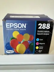 Epson 288 Ink Set CMYB 4-Pack Std Capacity Open Box Exp 9/26