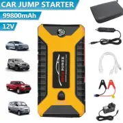 Portable Car Jump Starter 99800mAh Power Bank Pack Battery Charger Booster 12V
