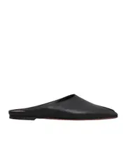 Alaïa Spike Square Peep Toe Flat Mules 36,37,40 black