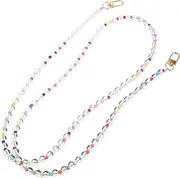 FUTUREORYY Beaded Phone Charm Strap Lost Wristlet Keychain Crossbody Lanyard for Mobile Devices Durable Beaded Chain for Phones Cameras Drives present for Special