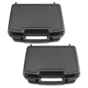 2 Pcs Multifunctional Toolbox with Drawers Organizer Router Storage Case