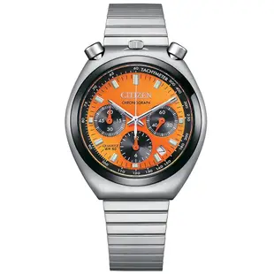 CITIZEN 星辰 Chronograph Tsunokurono 50周年 熊貓計時腕錶 AN3660-81X 牛頭錶