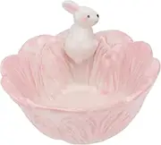 LAPYAPPE Cartoon Animal Bowl Chinese Cabbage Style Boys and Girls Ceramics Bowl -Resistant for Baby Meal Time