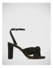 [Wittner] Razel Recycled Satin Sandal in Black