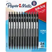 Paper Mate InkJoy 300RT Ballpoint Pens Black 24 Pack